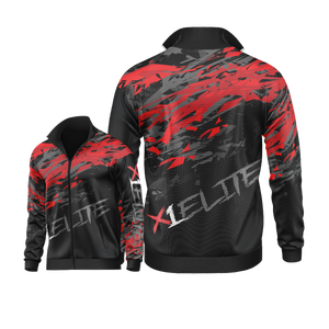 Red Ripped Jacket Red Broken Jacket