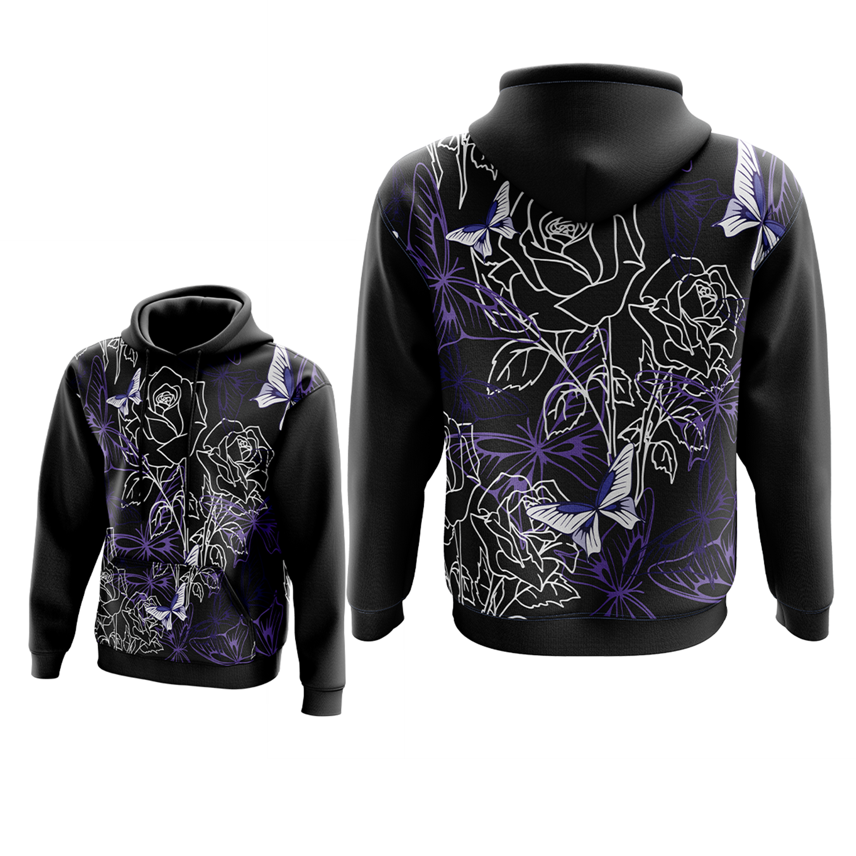 Purple Rose 2025 Hoodie