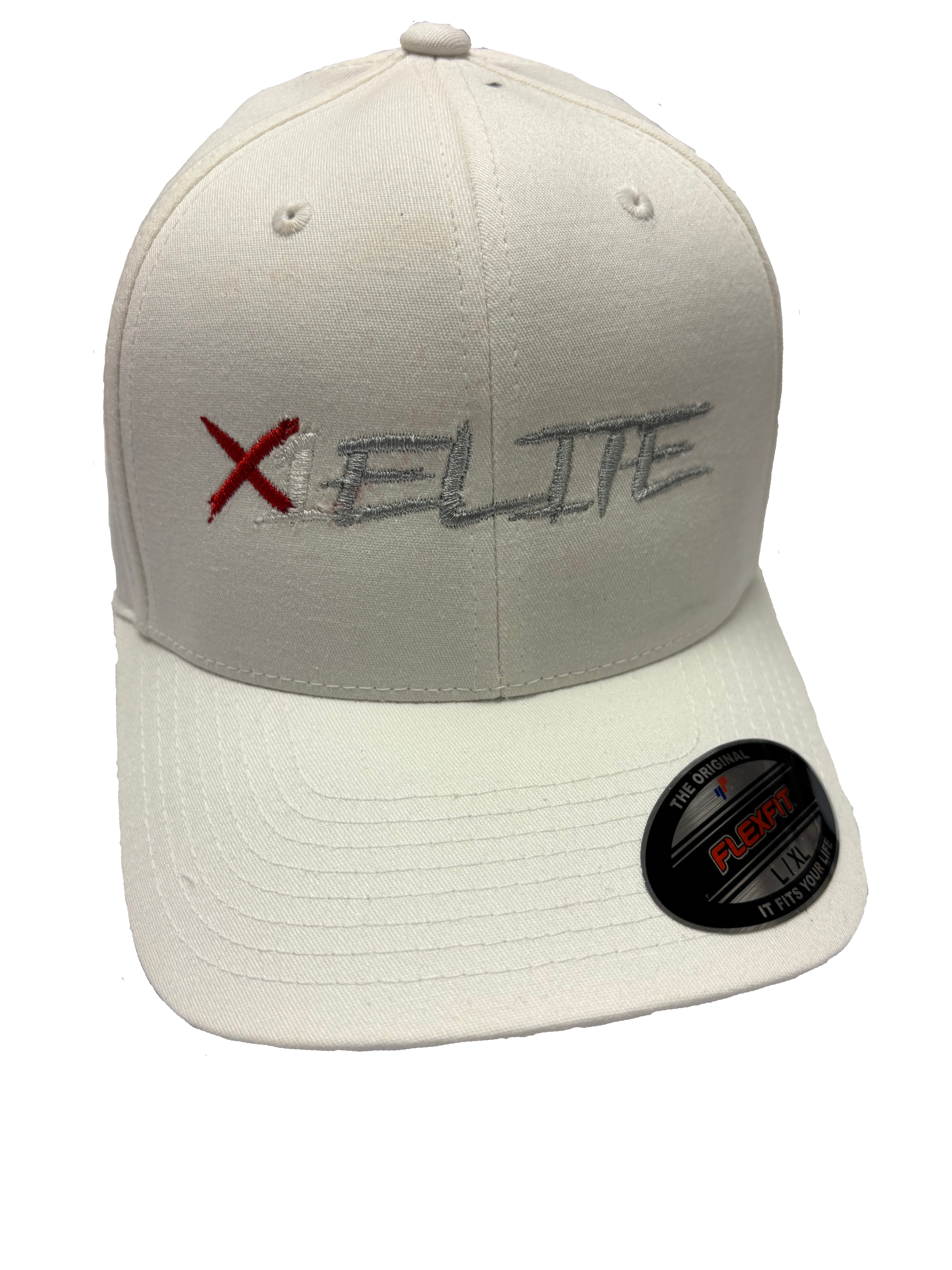 White Flex Fit Hat