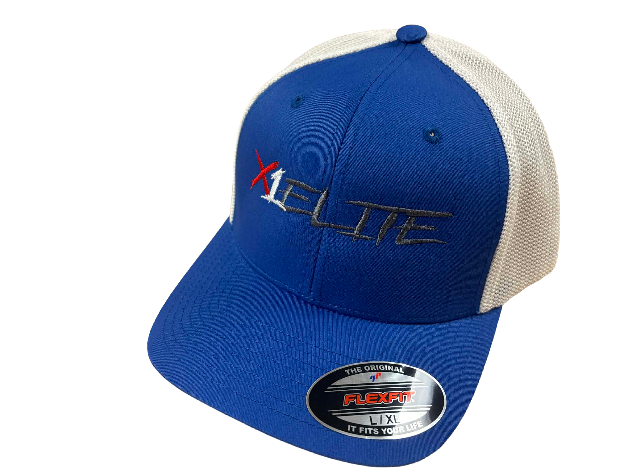 FLEXFIT TRUCKER-BLUE/WHITE
