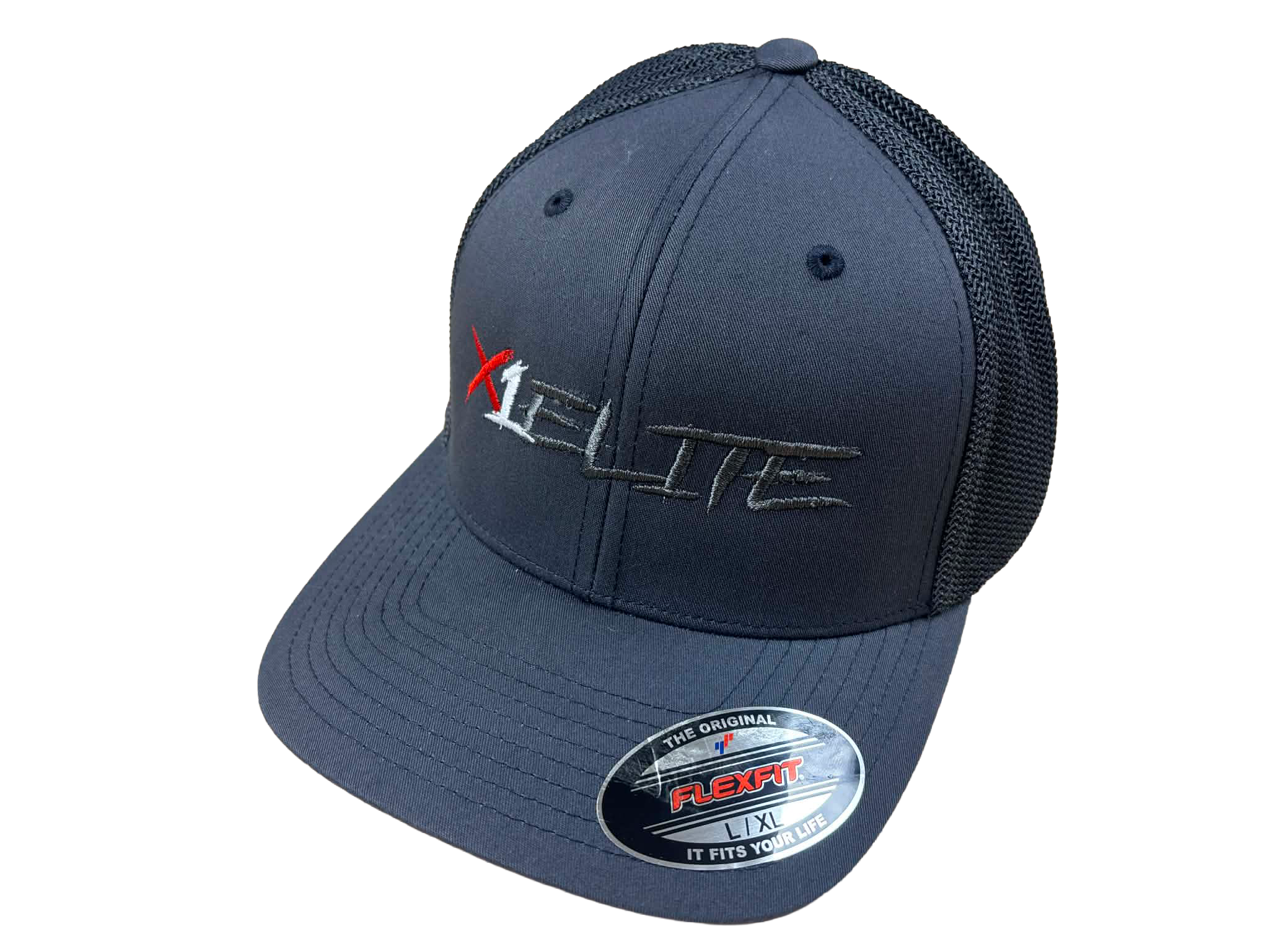 FLEXFIT TRUCKER-GRAY