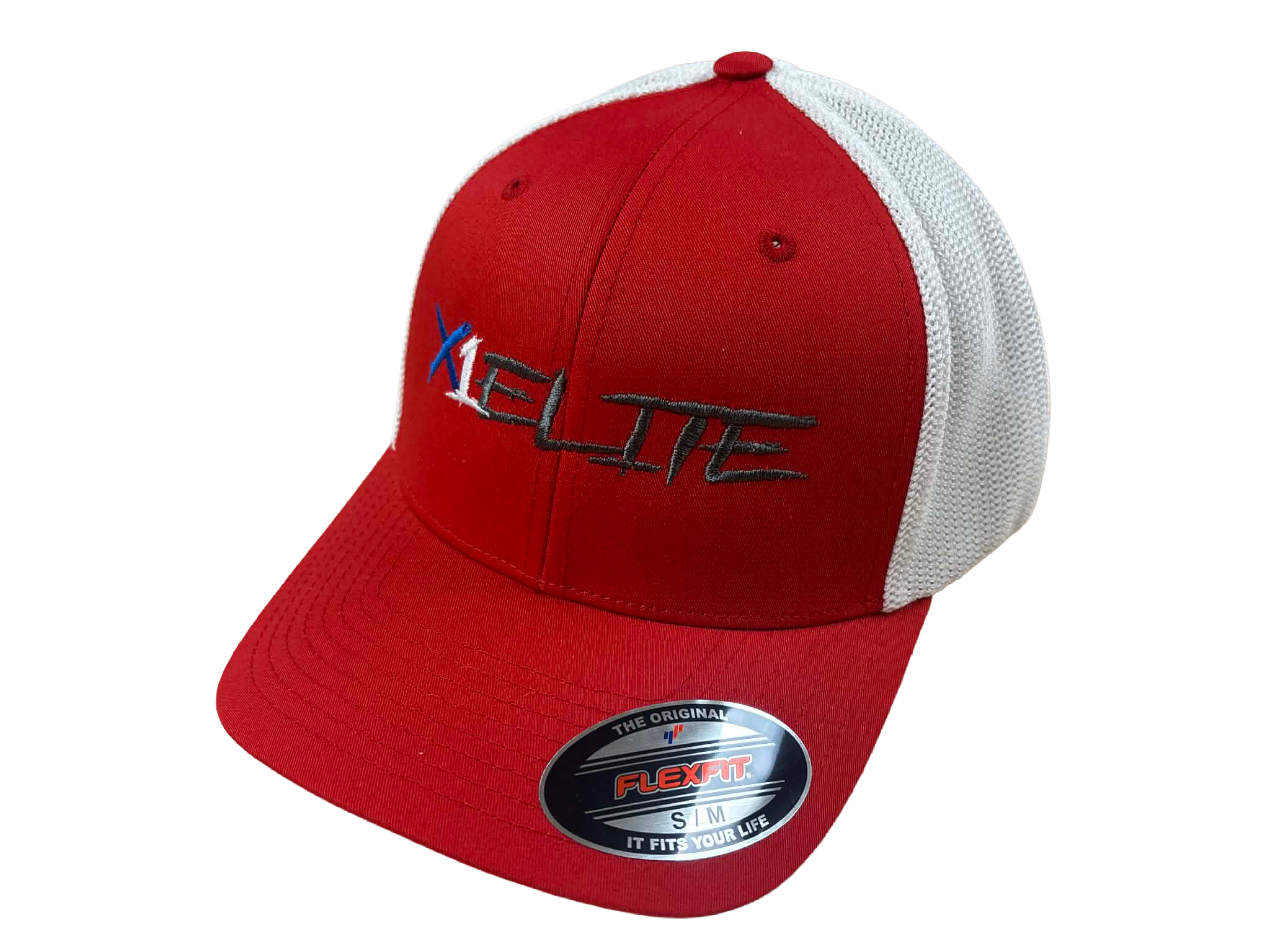 FLEXFIT TRUCKER-RED/WHITE