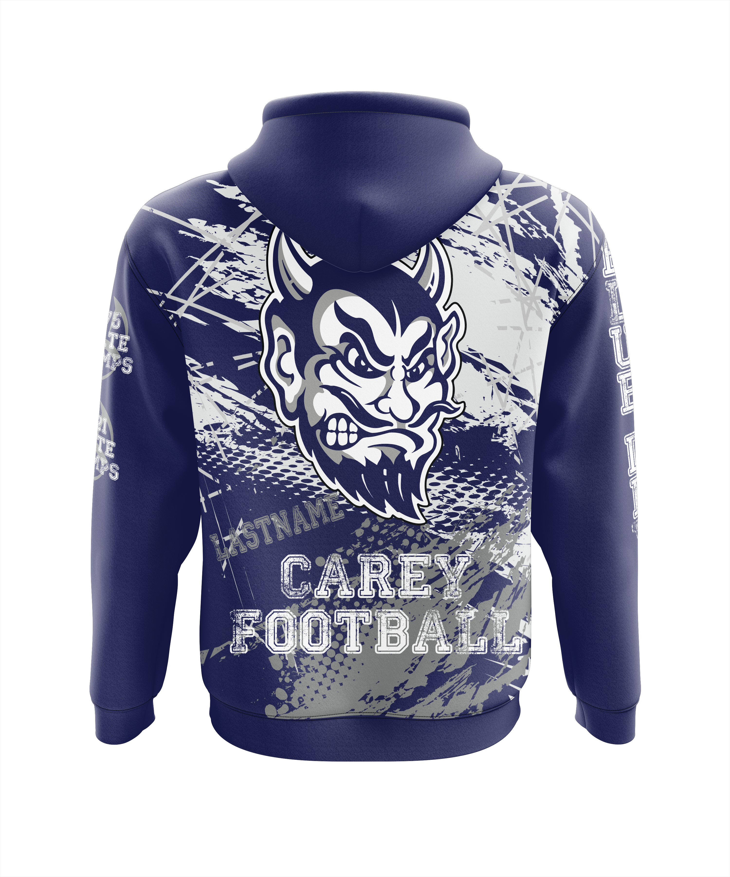 Carey Blue Devil Hoodie