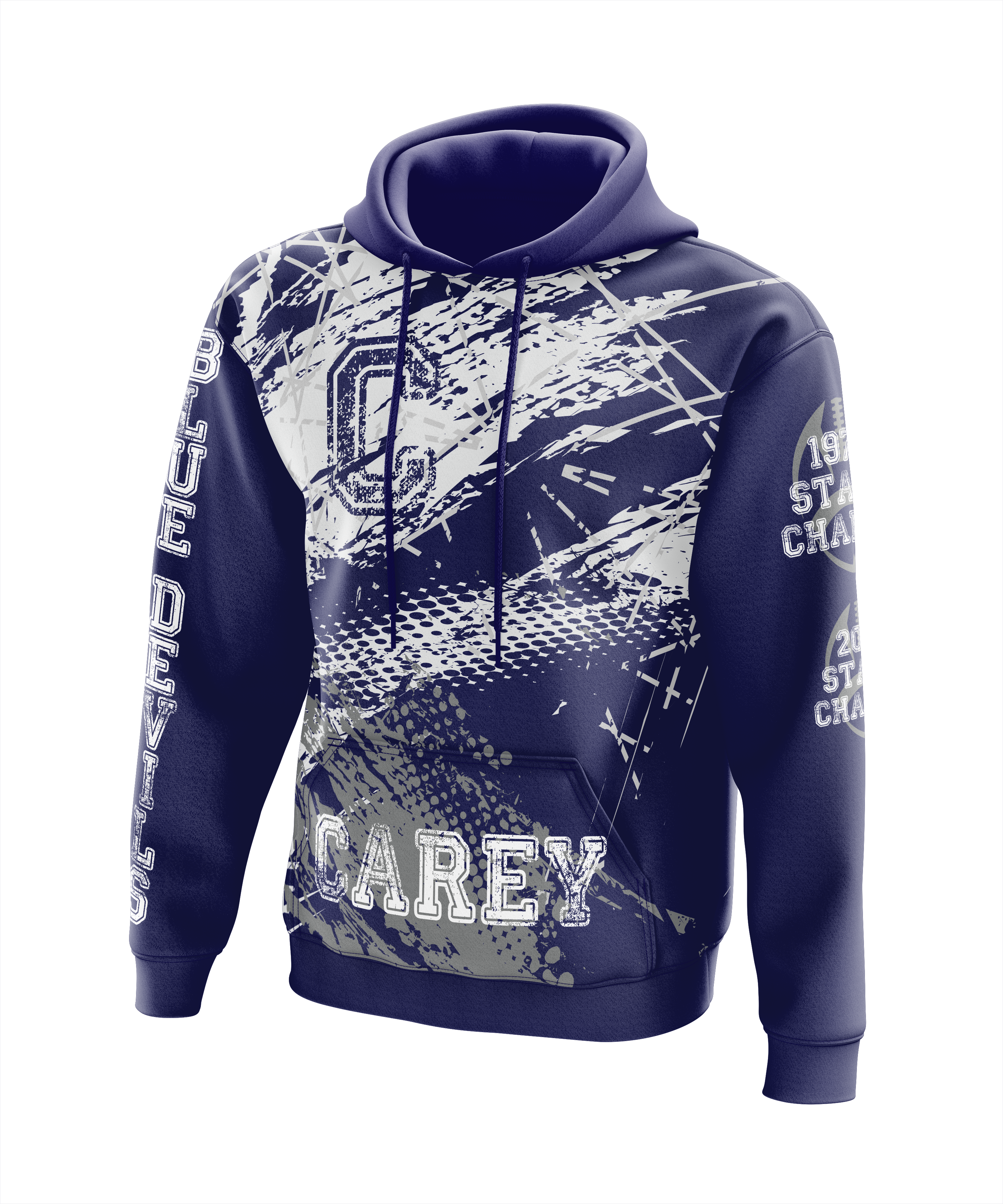 Carey Blue Devil Hoodie